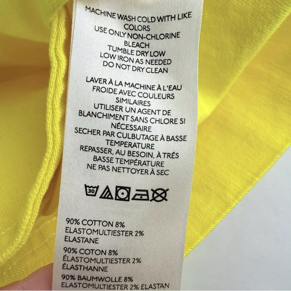 ANTHROPOLOGIE / PILCRO Yellow Halter Neck Denim Dress     NWT - Picture 6 of 9